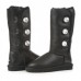 UGG Bailey Button Triplet Bling Leather Black
